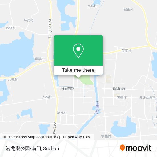 潜龙渠公园-南门 map