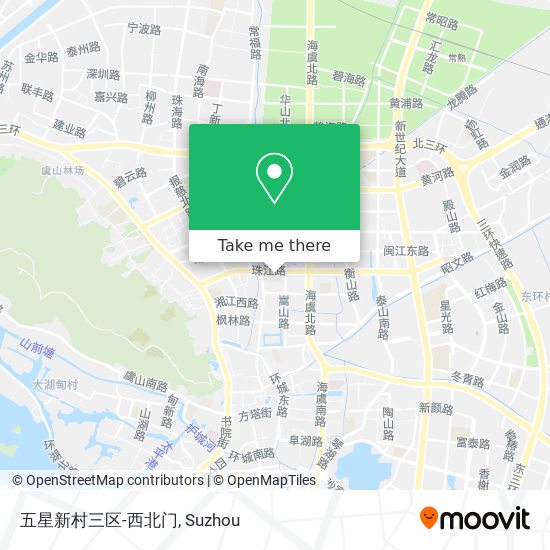 五星新村三区-西北门 map