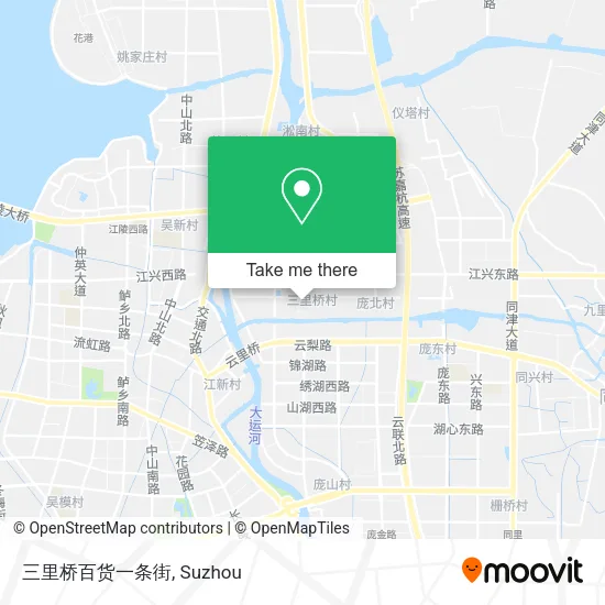 三里桥百货一条街 map