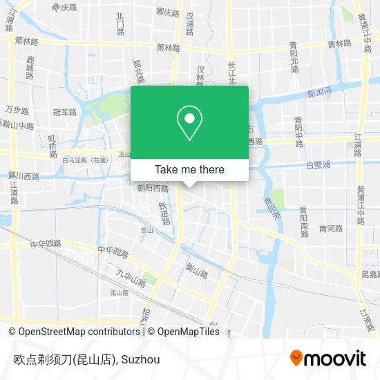 欧点剃须刀(昆山店) map
