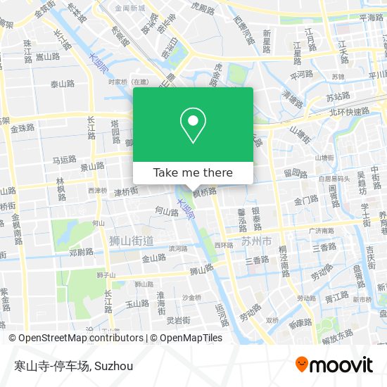 寒山寺-停车场 map