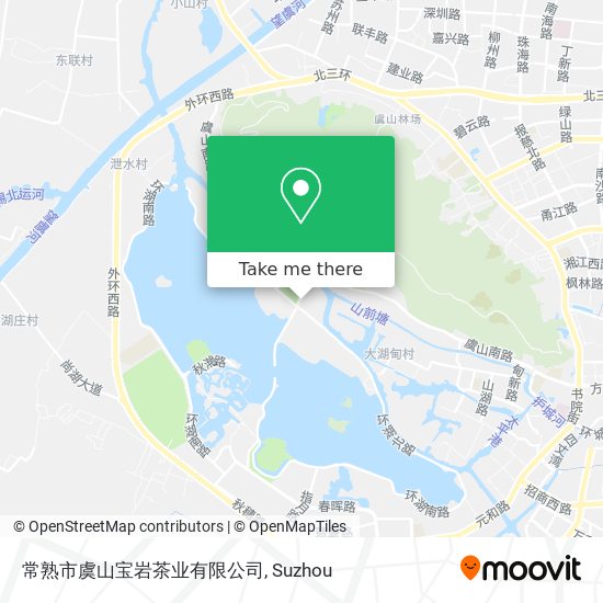 常熟市虞山宝岩茶业有限公司 map