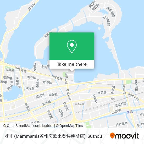 街电(Mammamia苏州奕欧来奥特莱斯店) map