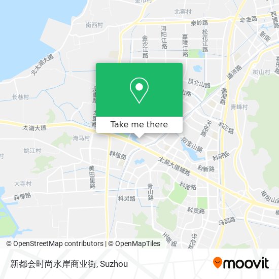 新都会时尚水岸商业街 map