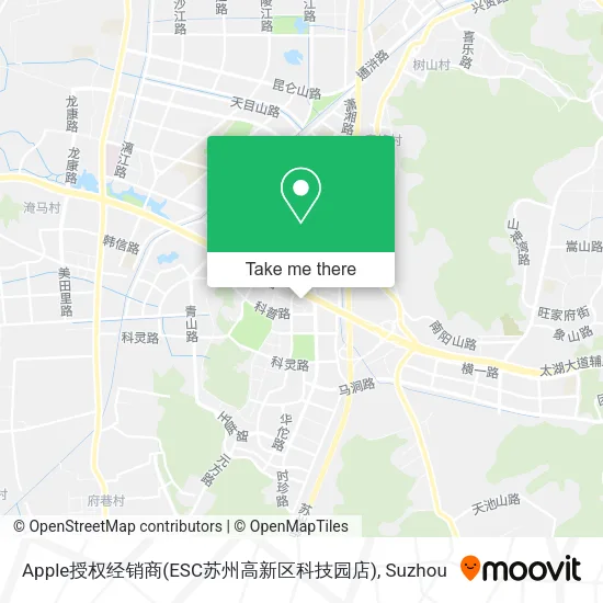 Apple授权经销商(ESC苏州高新区科技园店) map