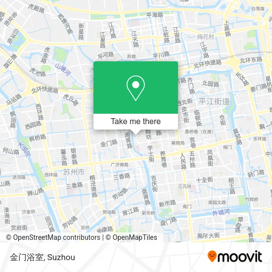 金门浴室 map