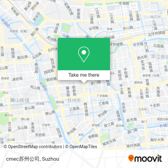 cmec苏州公司 map