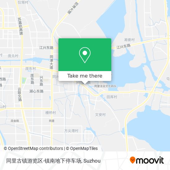 同里古镇游览区-镇南地下停车场 map