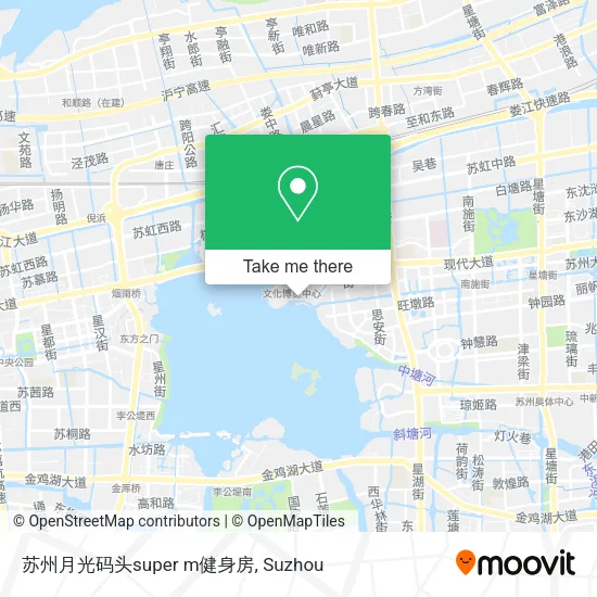 苏州月光码头super m健身房 map