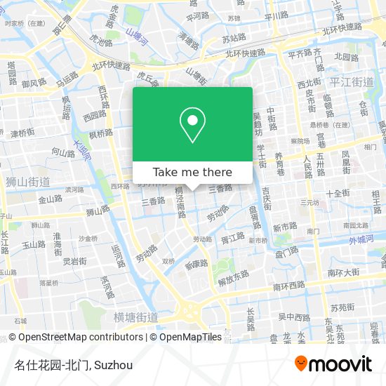 名仕花园-北门 map