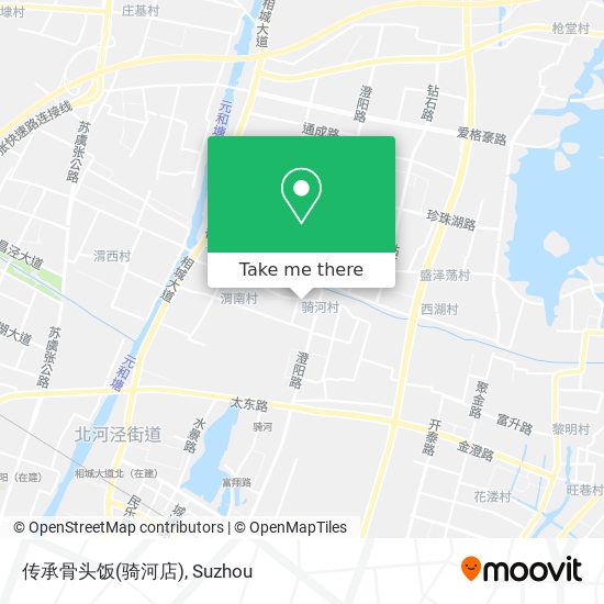 传承骨头饭(骑河店) map