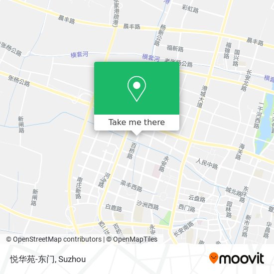 悦华苑-东门 map