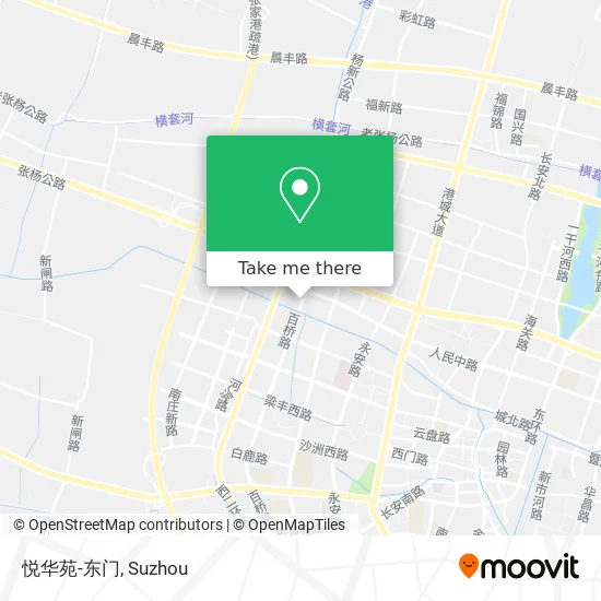 悦华苑-东门 map