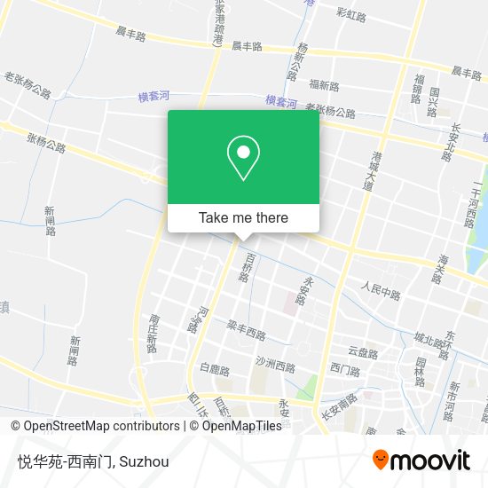 悦华苑-西南门 map