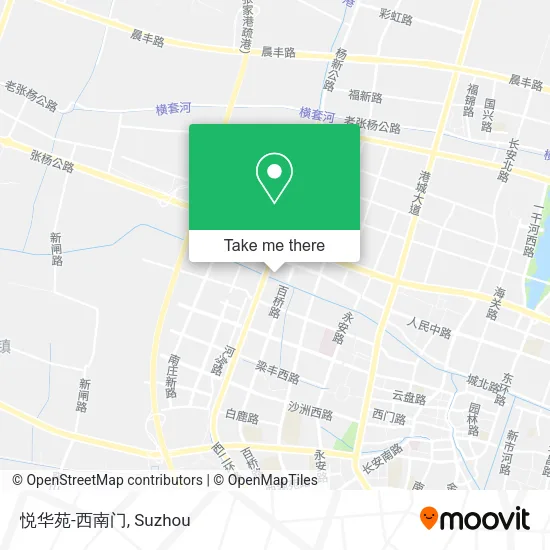 悦华苑-西南门 map