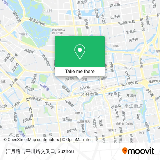 江月路与平川路交叉口 map