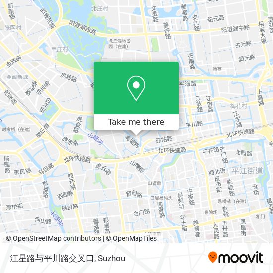 江星路与平川路交叉口 map