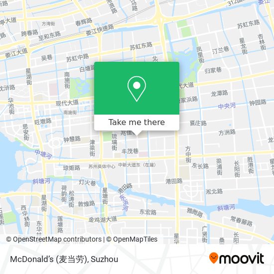 McDonald’s (麦当劳) map