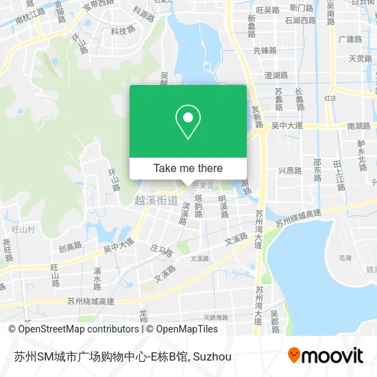 苏州SM城市广场购物中心-E栋B馆 map