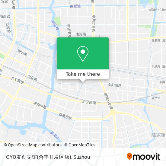 OYO友创宾馆(合丰开发区店) map