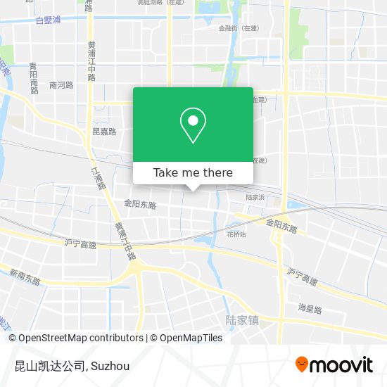 昆山凯达公司 map