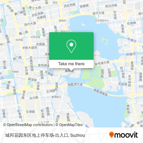 城邦花园东区地上停车场-出入口 map