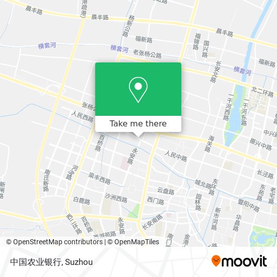 中国农业银行 map