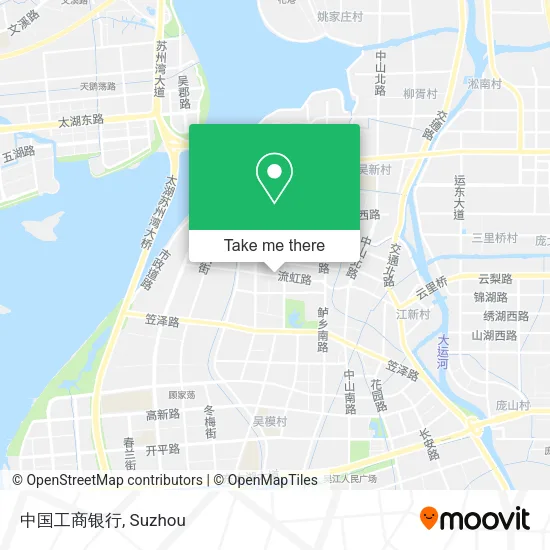 中国工商银行 map