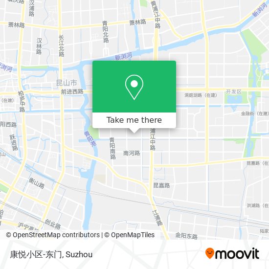 康悦小区-东门 map