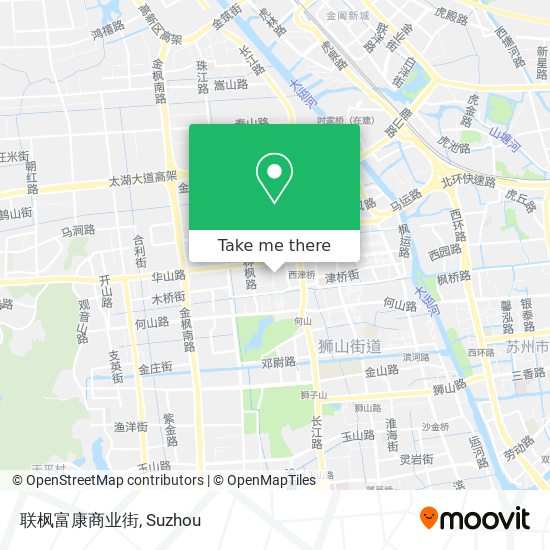 联枫富康商业街 map