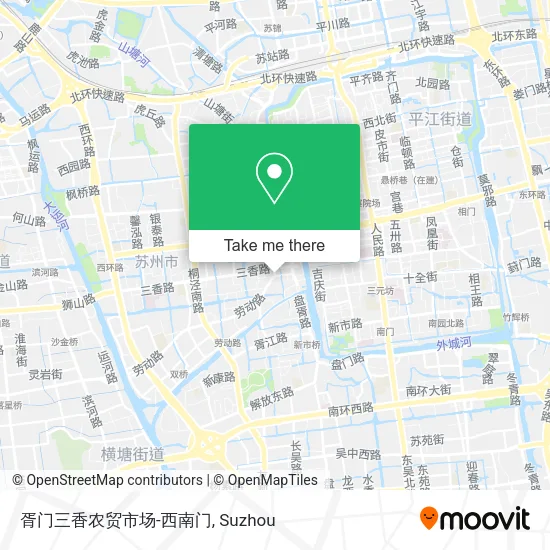 胥门三香农贸市场-西南门 map