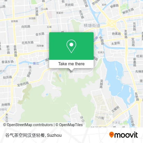 谷气茶空间汉堡轻餐 map