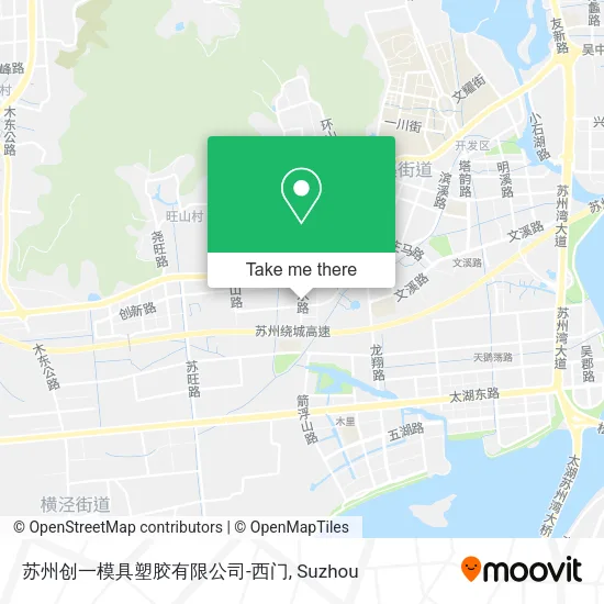 苏州创一模具塑胶有限公司-西门 map