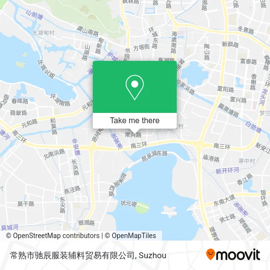 常熟市驰辰服装辅料贸易有限公司 map