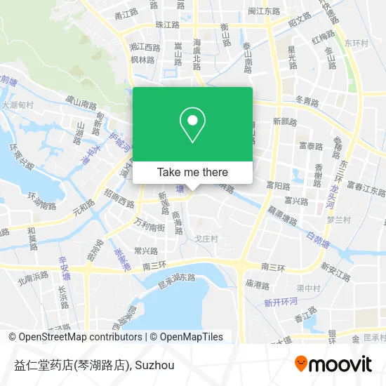 益仁堂药店(琴湖路店) map
