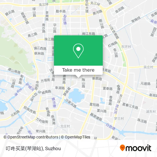 叮咚买菜(琴湖站) map