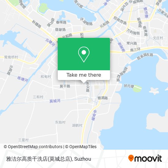 雅洁尔高质干洗店(莫城总店) map