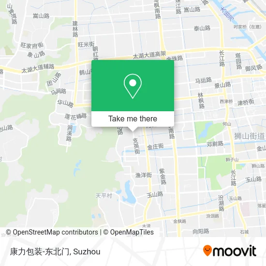 康力包装-东北门 map