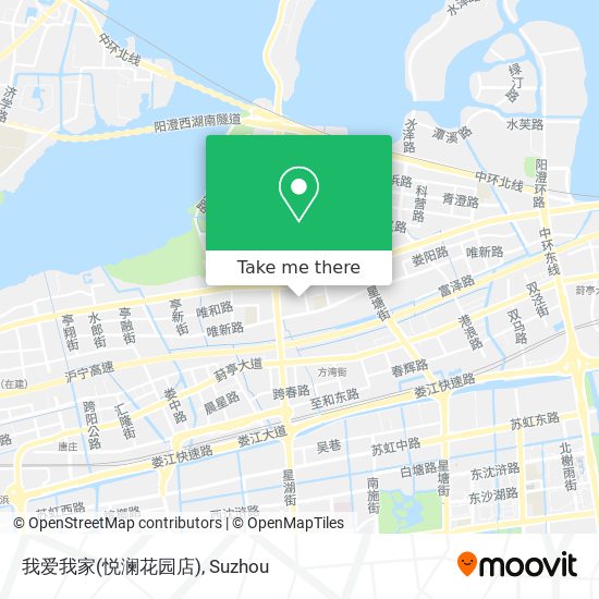 我爱我家(悦澜花园店) map