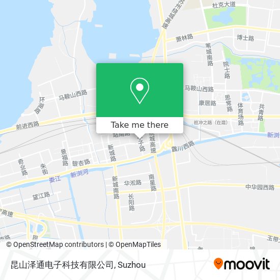 昆山泽通电子科技有限公司 map