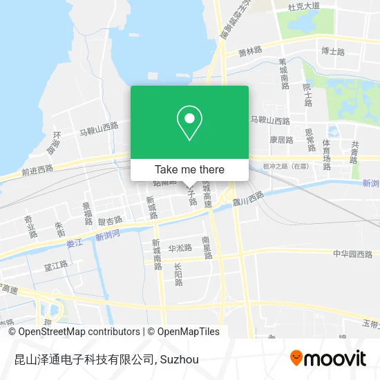 昆山泽通电子科技有限公司 map