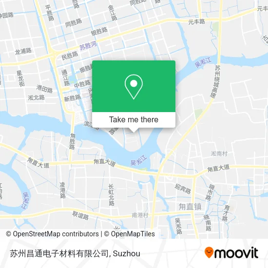苏州昌通电子材料有限公司 map