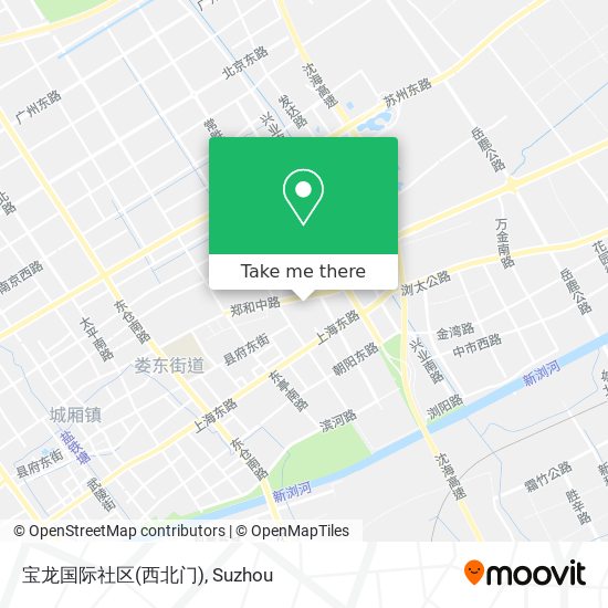 宝龙国际社区(西北门) map