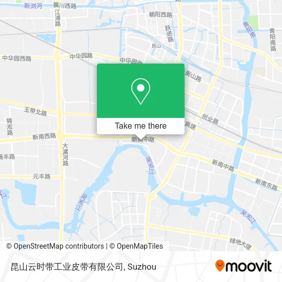 昆山云时带工业皮带有限公司 map