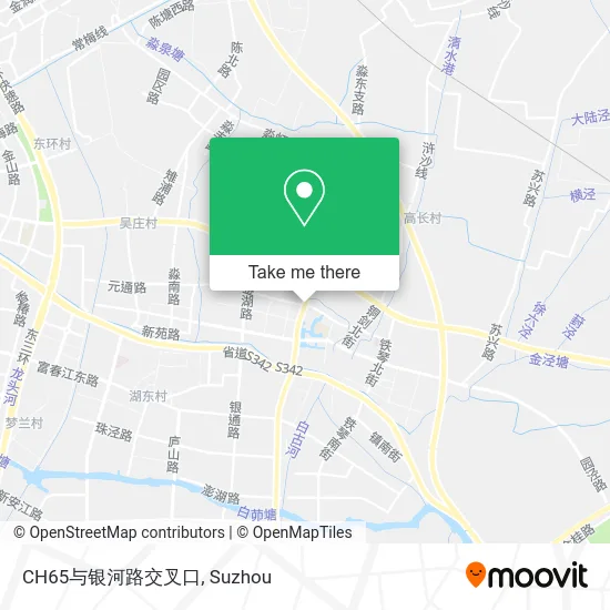CH65与银河路交叉口 map