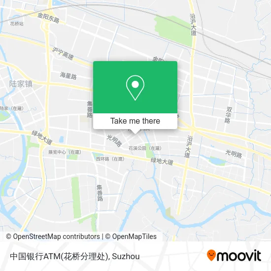 中国银行ATM(花桥分理处) map
