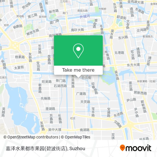 嘉泽水果都市果园(碧波街店) map