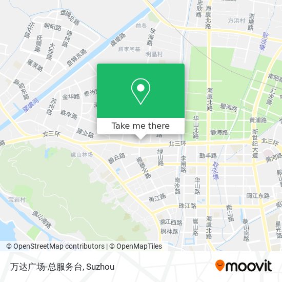 万达广场-总服务台 map