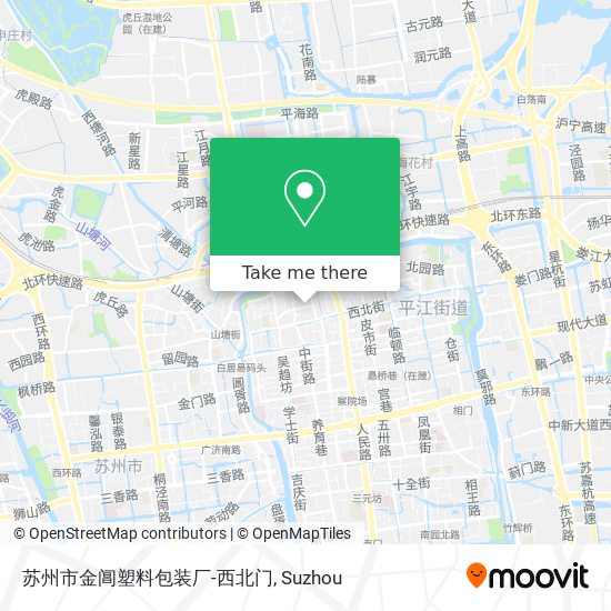 苏州市金阊塑料包装厂-西北门 map