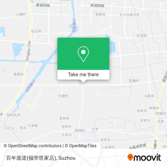 百年面道(福华世家店) map